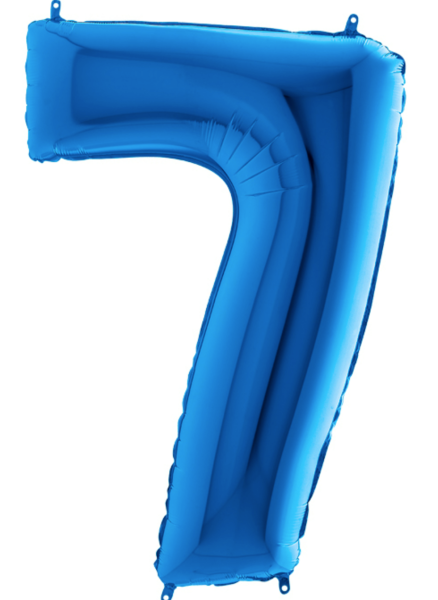 Blaue Zahl: 7 - 102cm
